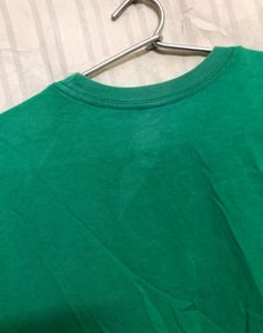 Nike Sea Green Cotton T Shirt