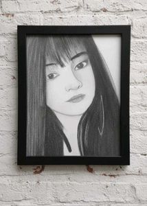 Framed Portrait Drawing