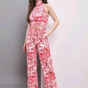 Pink Swirl Jumpsuit