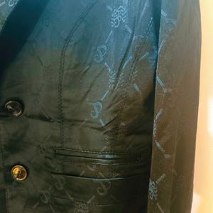 Textured Black Blazer