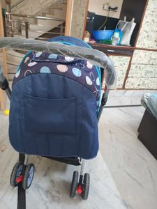 LuvLap Baby Stroller/Pram,5 point safety,360°wheel