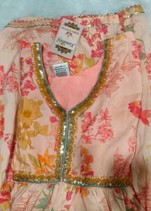 ❤️BRAND New Xomantic Multicolored Kurta Sharara Se