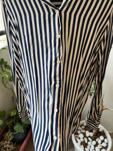 Mango Stripped Formal Shirt