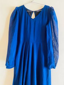 Long Designer Princess Sleeves One Piece