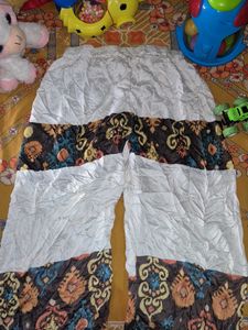 Boho Print Wide Leg Pants N Top Combo