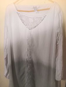 TESINI Ombre Lace Top