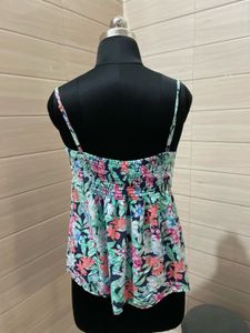 Pintresty Floral Print Cami Top