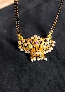 Gold Peacock Mangalsutra