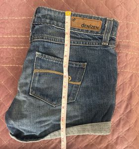 Denim Roll-Cuff Shorts