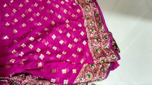 Heavy Designed Saree With Stitched Blouse