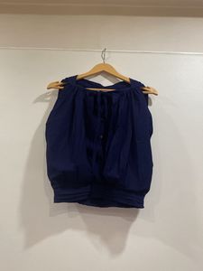 Navy Blue Top With Attrcative Deisgn