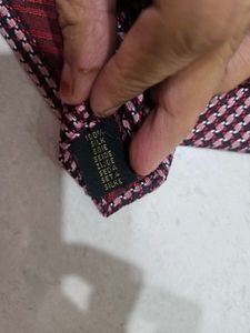 Pure Silk Patterned Tie