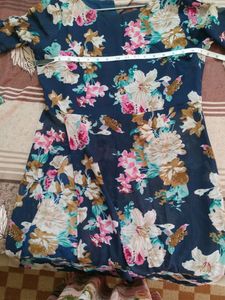 Floral Print Midi Dress