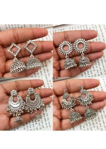 Jhumka Earrings Set