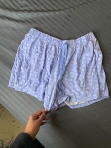 Cute Heart Print Lounge Shorts