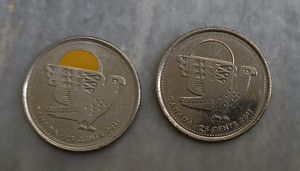 25 Cents Canada Rare Coloured Coin