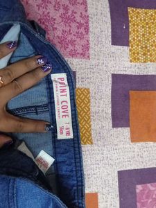 Stylish Denim Mini Skirt with Button Detail