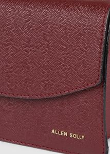 Allen Solly Maroon Solid Sling Bag