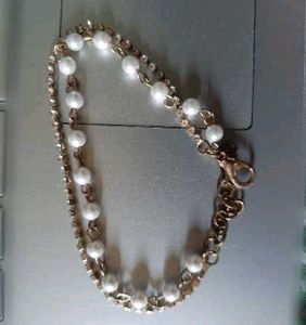 Pearl &amp; Rhinestone Bracelet