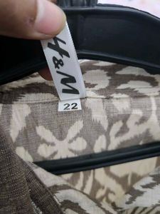 Patterned Button-Up Shirt