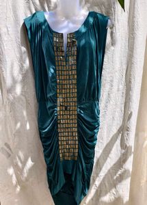 SEXIEST EMERALD GREEN RUCHED BODYCON