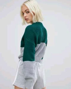 Pull&amp;Bear Color-blocked Jumper