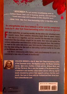 November 9 by Colleen Hoover