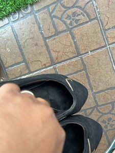 Half Price! Elegant Black Valvet Shoes On Sale🔥🔥