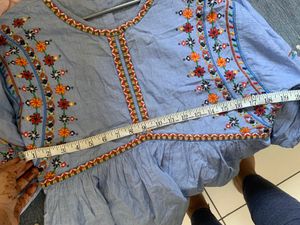 Oversized Traditional Top