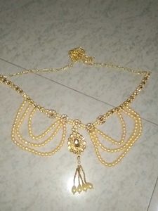 Pearl & Gold Headpiece
