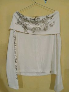 Off Shoulders T From Zudio