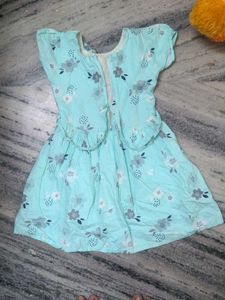 Girl Kids Frock Gown Pure Cotton