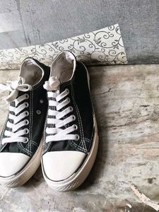 Classic Black Sneakers