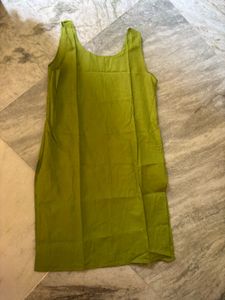 Lime Green Chikankari Kurti