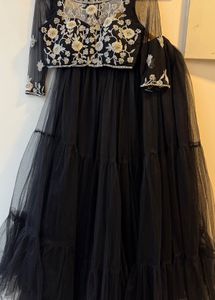 Black Embroidered Lehenga Choli