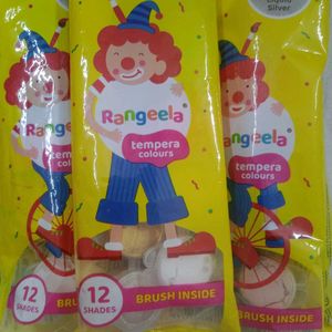 Rangeela Tempera Colors - 12 Shades