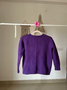 Purple Knit Sweater