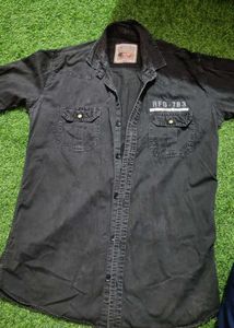 Black Denim Shirt