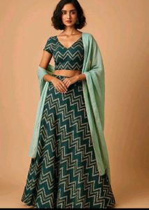 Elegant Green lehnga