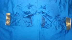 Peacock Blue Saree With Blouse