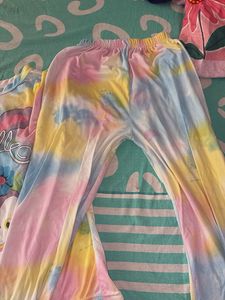 StellaLou Tie Dye Pajama Set Nightsuit
