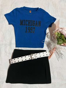 Michigan Cropped Tee