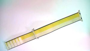 Yellow/White Woven Apple Watch Band