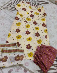 Floral Salwar Kameez Suit Set