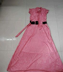 Chic Pink Maxi Dress