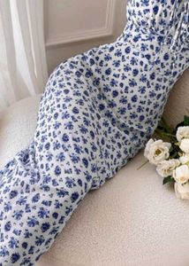 Floral Print Tie-Strap Maxi Dress