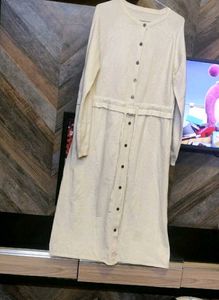Off White Wooden Dress