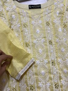 Light Lemon Color Kota Doriya