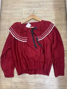 Cute Peter Pan Collar Sweater