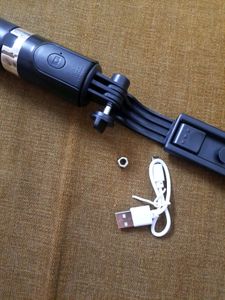 Selfie Stick With LED Light 3 In 1 Multifunctional